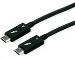 ROLINE ThunderboltTM 4 Kabel, C-C, ST/ST, 8K UHD-2, 40Gbit/s, 100W, aktiv, schwarz, 2