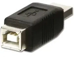 Lindy 71231 USB Adapter Typ A-M/B-F A Stecker an B Kupplung