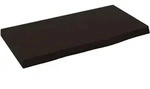 vidaXL Wandregal Dunkelbraun 40x20x2 cm Massivholz Eiche Behandelt
