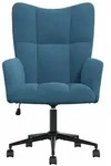 vidaXL Relaxsessel Blau Samt