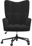 vidaXL Relaxsessel Schwarz Samt