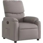 vidaXL Relaxsessel Taupe Stoff