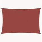 vidaXL Sonnensegel Oxford-Gewebe Rechteckig 3x6 m Terrakotta-Rot