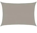 vidaXL Sonnensegel 160 g/m2 Rechteckig Hellgrau 2,5x4 m HDPE