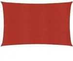 vidaXL Sonnensegel 160 g/m2 Rot 3x5 m HDPE Modell Ombre Beta