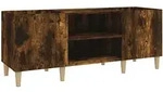 vidaXL Plattenschrank R&auml;uchereiche 121x38x48 cm Holzwerkstoff