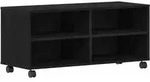 vidaXL TV-Schr&auml;nk Schwarz 90 x 35 x 35 cm Holzwerkstoff