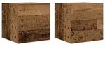 vidaXL TV-Wandschr&auml;nke 2 Stk. Altholz-Optik 30,5x30x30 cm