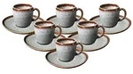 like. by Villeroy & Boch Lave beige Kaffeetasse mit Untertasse 190 ml 6er Set