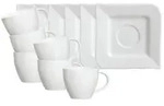 Ritzenhoff & Breker Melodie Kaffeetasse mit Untertasse 190 ml 6er Set