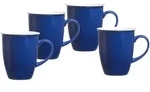 Ritzenhoff & Breker DOPPIO Kaffeebecher 320 ml Indigo Blau 4er Set