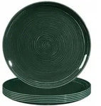 Seltmann Weiden Terra Speiseteller &oslash; 27,8 cm moosgr&uuml;n 6er Set