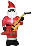 Outsunny - aufblasbarer Weihnachtsmann - 215 cm - rot