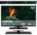 Toshiba 32LV3F63DAZ Fernseher 32 Zoll Smart TV VIDAA Full HD HDR TV mit Triple-Tuner,