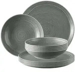 Seltmann Weiden Terra Tafelservice 12-teilig perlgrau