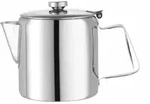 HENDI Kaffee-/Teekanne mit Klappdeckel 0,9L, ⌀120x(H)158mm