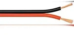 Goobay 67731 Lautsprecherkabel rot/schwarz CCA, 50 m - 50 m Rolle, Querschnitt 2 x