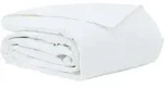 vidaXL Sommerdecke Wei&szlig; 240 x 220 cm Feder