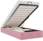 vidaXL Ottoman-Bett ohne Matratze Rosa 80x200 cm Samt