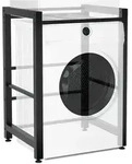 CLP Waschmaschinenregal Medina schwarz