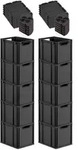 PROREGAL SuperSparSet 10x Eurobox NextGen Grip mit Scharnierdeckel & schwarzen