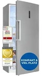 Exquisit Gefrierschrank, 600 Liter, No-Frost, LED-Beleuchtung, digitales Bedienpanel,