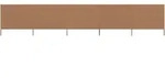 vidaXL 5-teiliges Windschutzgewebe 600 x 120 cm Taupe