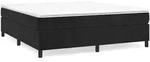 vidaXL Bettgestell ohne Matratze Schwarz 160x200 cm Samt