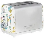 Laura Ashley &ndash; 2 Toastschlitze-Toaster, 7 Stufen, Br&ouml;tchenaufsatz,...