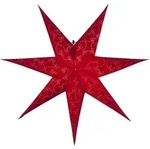 StarTrading Papierstern Decorus Weihnachtsstern Leuchtstern h&auml;ngend D: 63cm rot