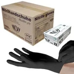 SFM &reg; BLACKLETS GRIP+ : XL Nitrilhandschuhe puderfrei F-tex schwarz (1000)