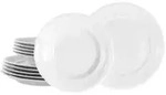 CreaTable Frederike Weiss Tafelservice 12-tlg Porzellan
