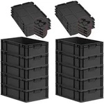 PROREGAL SuperSparSet 10x Eurobox NextGen Grip mit Scharnierdeckel & schwarzen