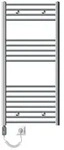 LuxeBath Elektrischer Badheizk&ouml;rper Sahara 600x1200mm Chrome gebogen...