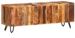 vidaXL TV-Schrank 110x30x40 cm Altholz Massiv