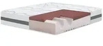 THE WHITE STONE Doppelmatratze 170x190 Memory Foam Premium Quality, Antibakteriell,