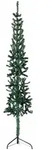 vidaXL K&uuml;nstlicher Halb-Weihnachtsbaum mit St&auml;nder Schlank Gr&uuml;n 120 cm