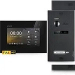 HD Video T&uuml;rsprechanlage f&uuml;r 1 Familienhaus, 1x Monitor, Balter EVO HD Schwarz