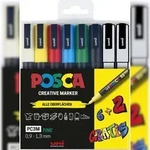 Faber Castell Marker UNI POSCA PC-3M 0,9-1,3 6+2