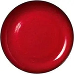 Ritzenhoff & Breker Speiseteller | 3 x &Oslash; 33 cm | rot | Glas