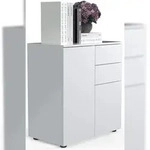 VCM Kommode & Sideboard Dalosa Wei&szlig; H. 77 x B. 70 x T. 39cm