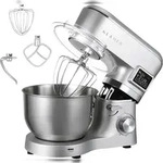 KLAMER K&uuml;chenmaschine Classic 1400 W &ndash; 5,5 L R&uuml;hrsch&uuml;ssel aus Edelstahl,...