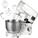 KLAMER K&uuml;chenmaschine Classic 1400 W &ndash; 5,5 L R&uuml;hrsch&uuml;ssel aus Edelstahl,...