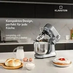 Klarstein Bella Evo K&uuml;chenmaschine | Planetarisches R&uuml;hrsystem | 3 R&uuml;hraufs&auml;tze 