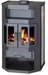 EEK A Fl&uuml;gelt&uuml;r-Kaminofen Victoria Taro2, schwarz, dauerbrandf&auml;hig &ndash; 9.04 kW