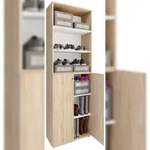 VCM Schuhschrank Lona Sonoma-Eiche H. 220 x B. 70 x T. 40cm