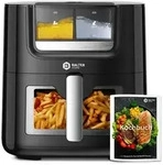 Balter Home Balter Hei&szlig;luftfritteuse Airfryer &Ouml;l- & Wasser-Spray Funktion 7,2L XXL,