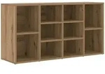 vidaXL Schuhbank Artisan-Eiche 103 x 30 x 54,5 cm Holzwerkstoff