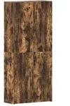 vidaXL Schuhschrank Mehrfarbig 80 x 35,5 x 180 cm Holzwerkstoff