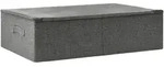 vidaXL Aufbewahrungsbox Stoff 70x40x18 cm Anthrazit